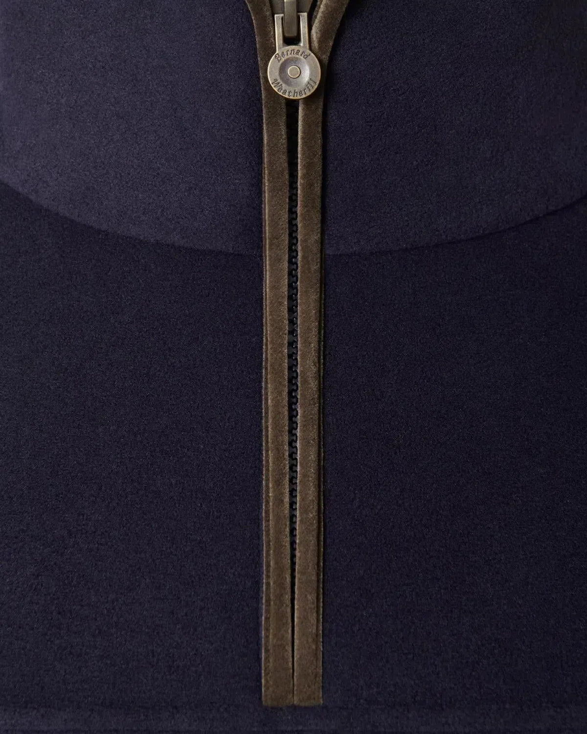 Bernard Weatherill 1/4 Zip Fleece Jacket Dark Navy | Preamato Luxury