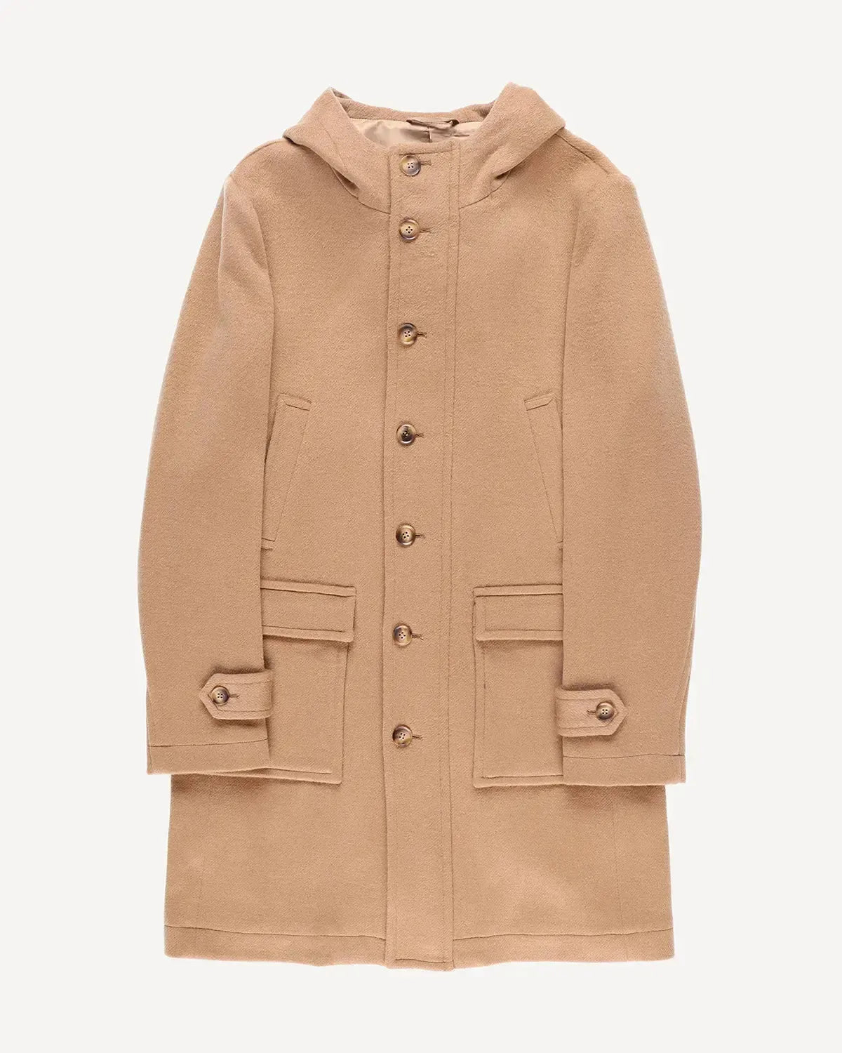Bernard Weatherill Wool Cashmere Parker Camel | Preamato Luxury