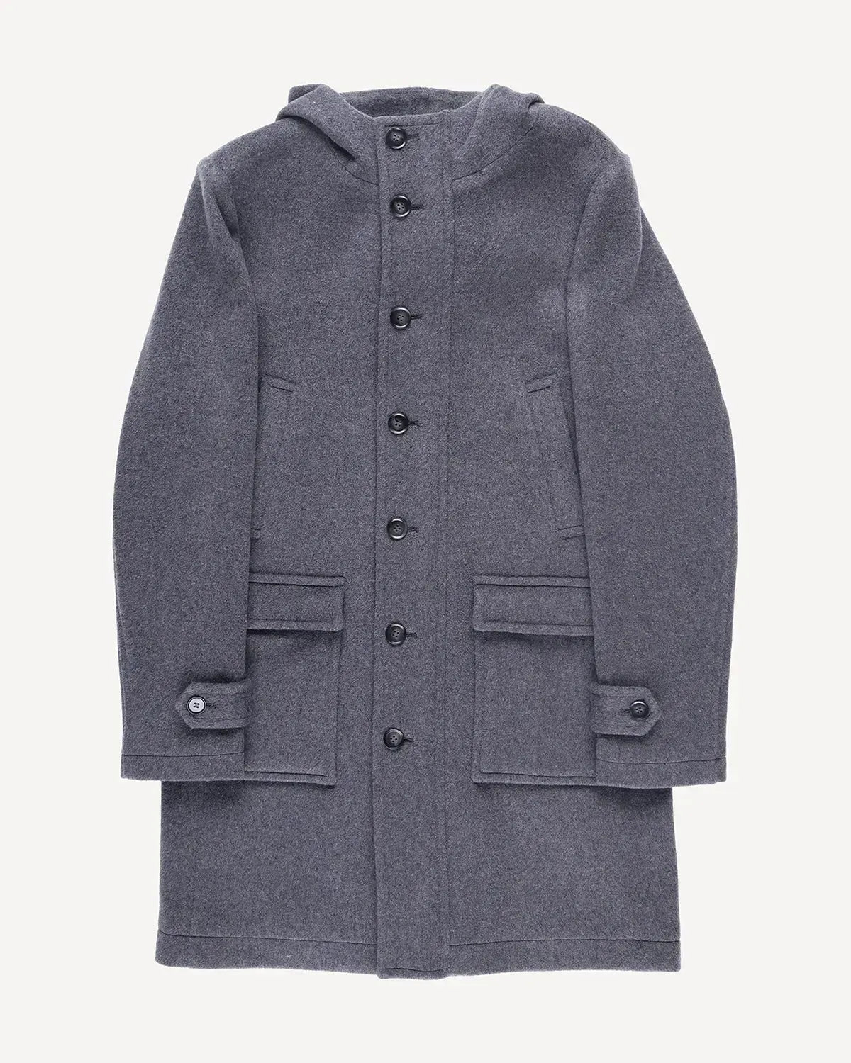 Bernard Weatherill Wool Cashmere Parker Grey | Preamato Luxury