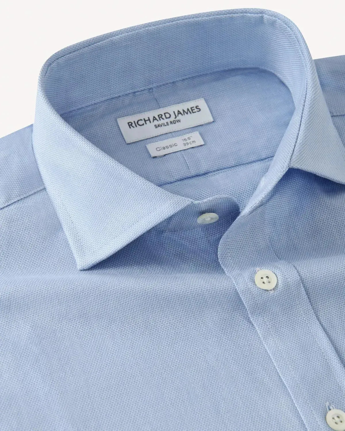 Richard James Classic Sky Twill | Preamato Luxury
