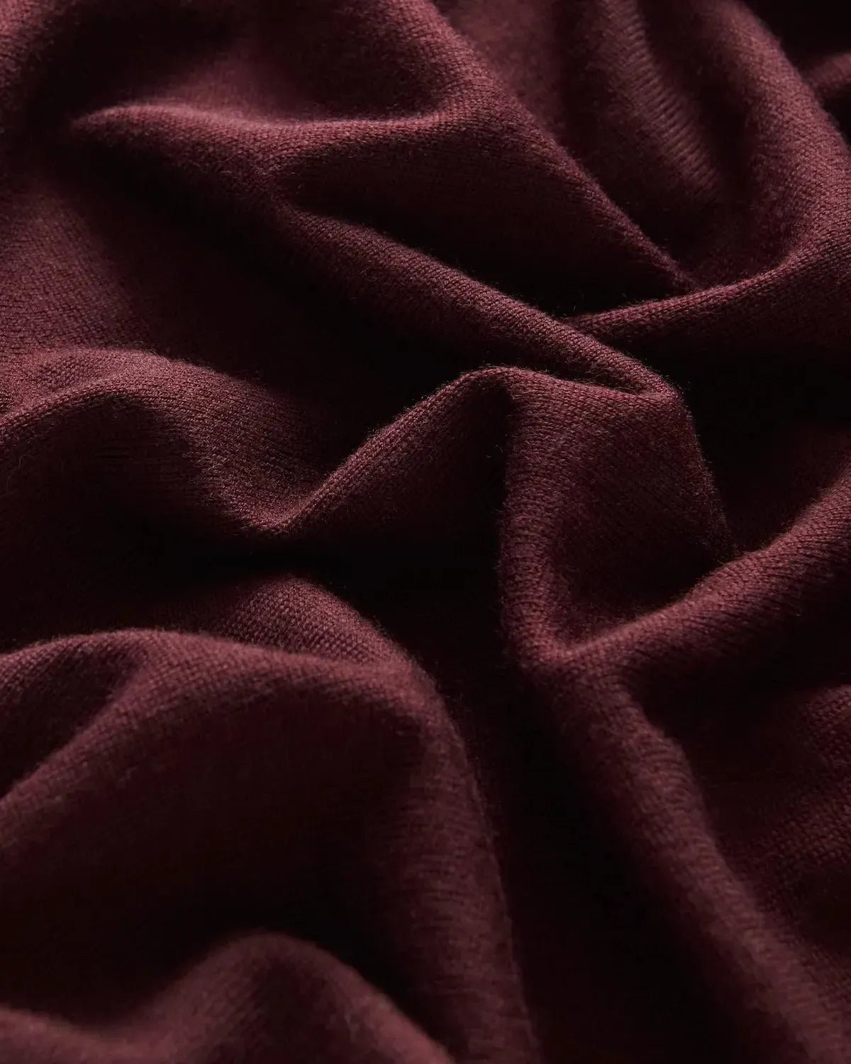 Richard James Merino Wool Roll Neck Burgundy | Preamato Luxury