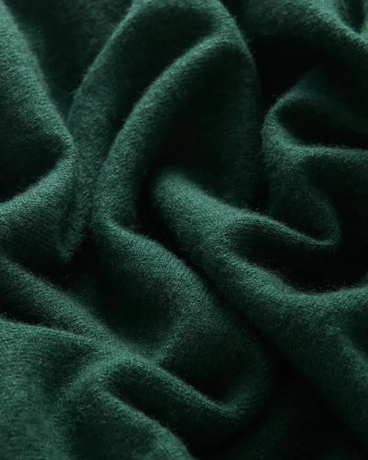 Bernard Weatherill 1/4 Zip Cashmere Mix Forest | Preamato Luxury
