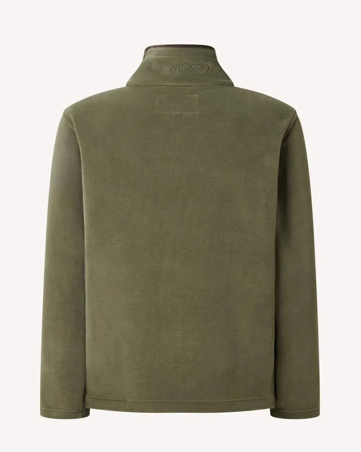 Bernard Weatherill 1/4 Zip Fleece Jacket Forest Green | Preamato Luxury