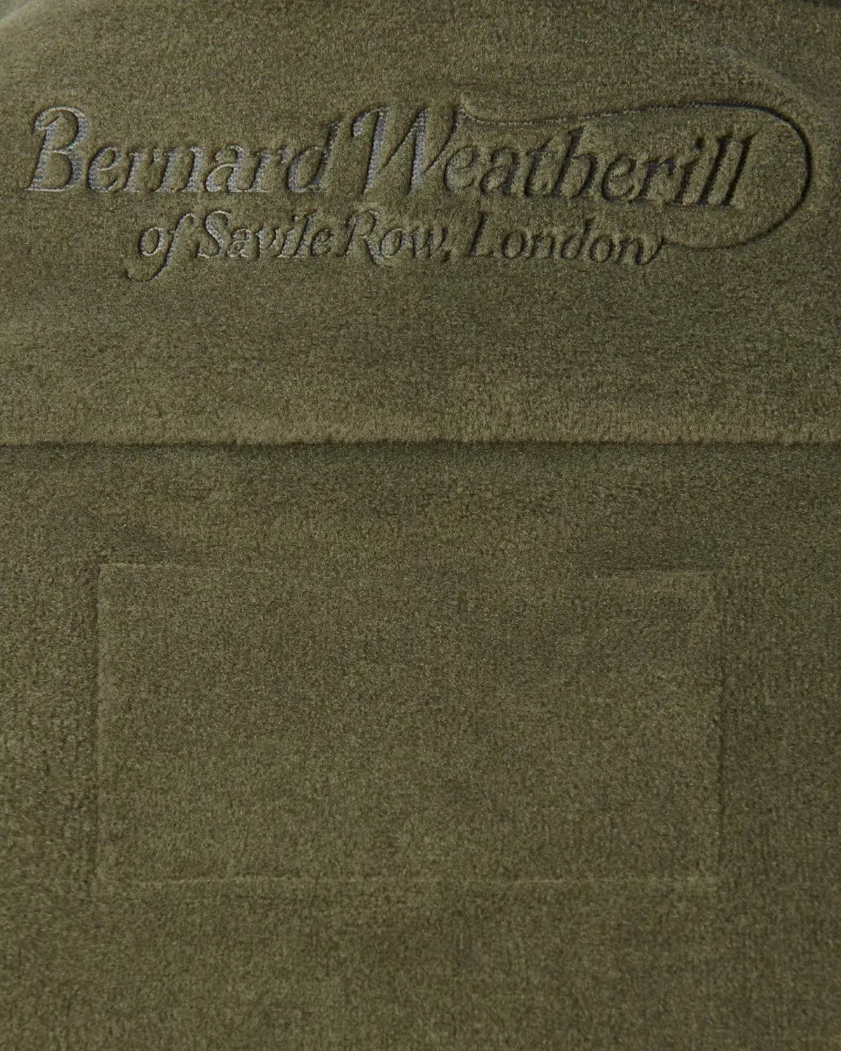 Bernard Weatherill 1/4 Zip Fleece Jacket Forest Green | Preamato Luxury
