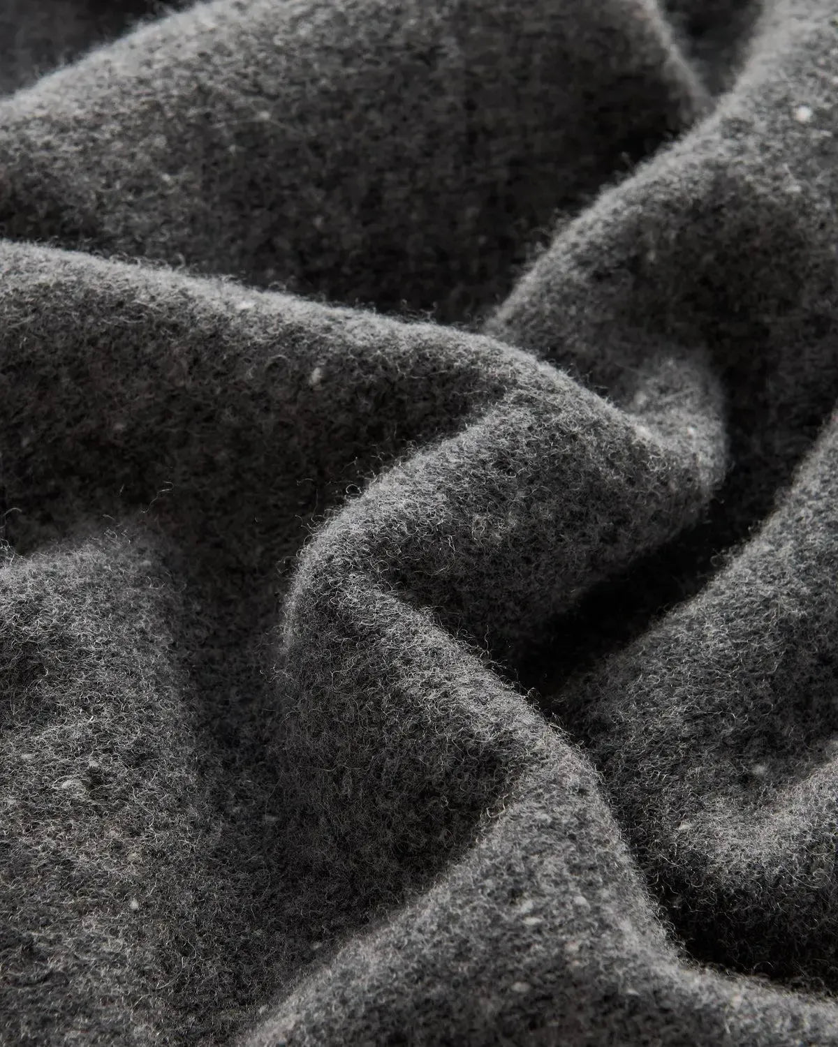 Bernard Weatherill 1/4 Zip Melange Neps Grey | Preamato Luxury