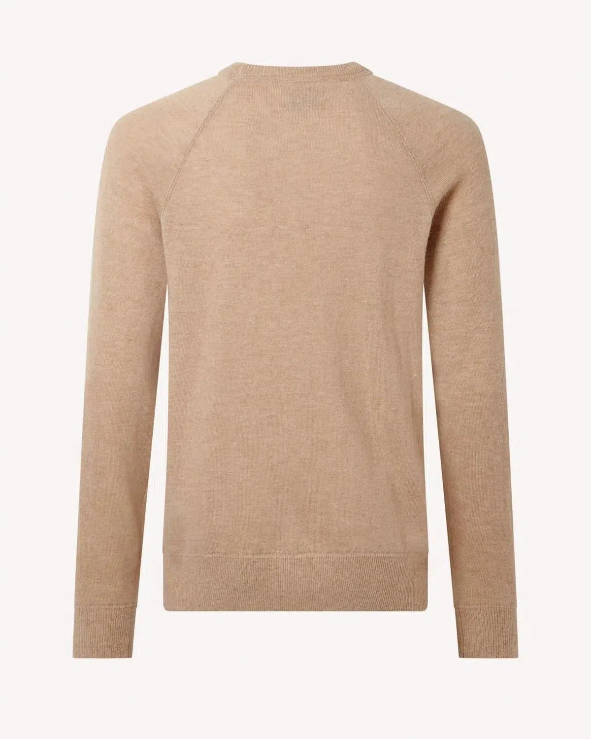 Bernard Weatherill Crew Neck Pullover Jumper Camel | Preamato Luxury