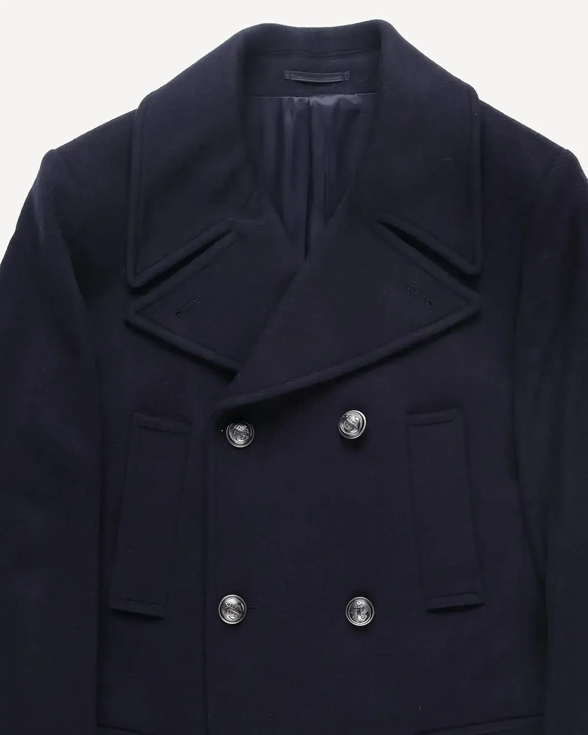 Bernard Weatherill DB Peacoat 3/4 Length Navy | Preamato Luxury