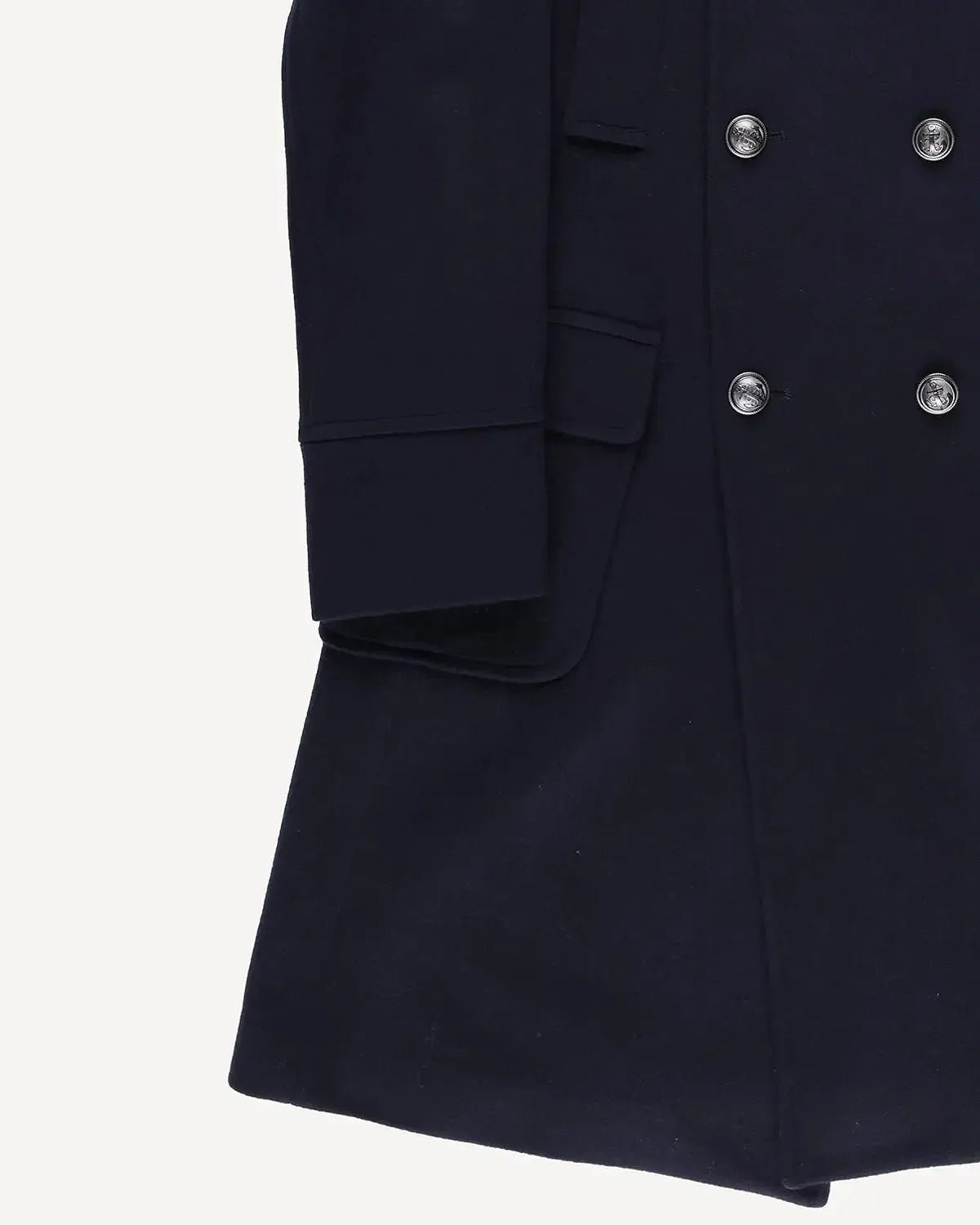 Bernard Weatherill DB Peacoat 3/4 Length Navy | Preamato Luxury
