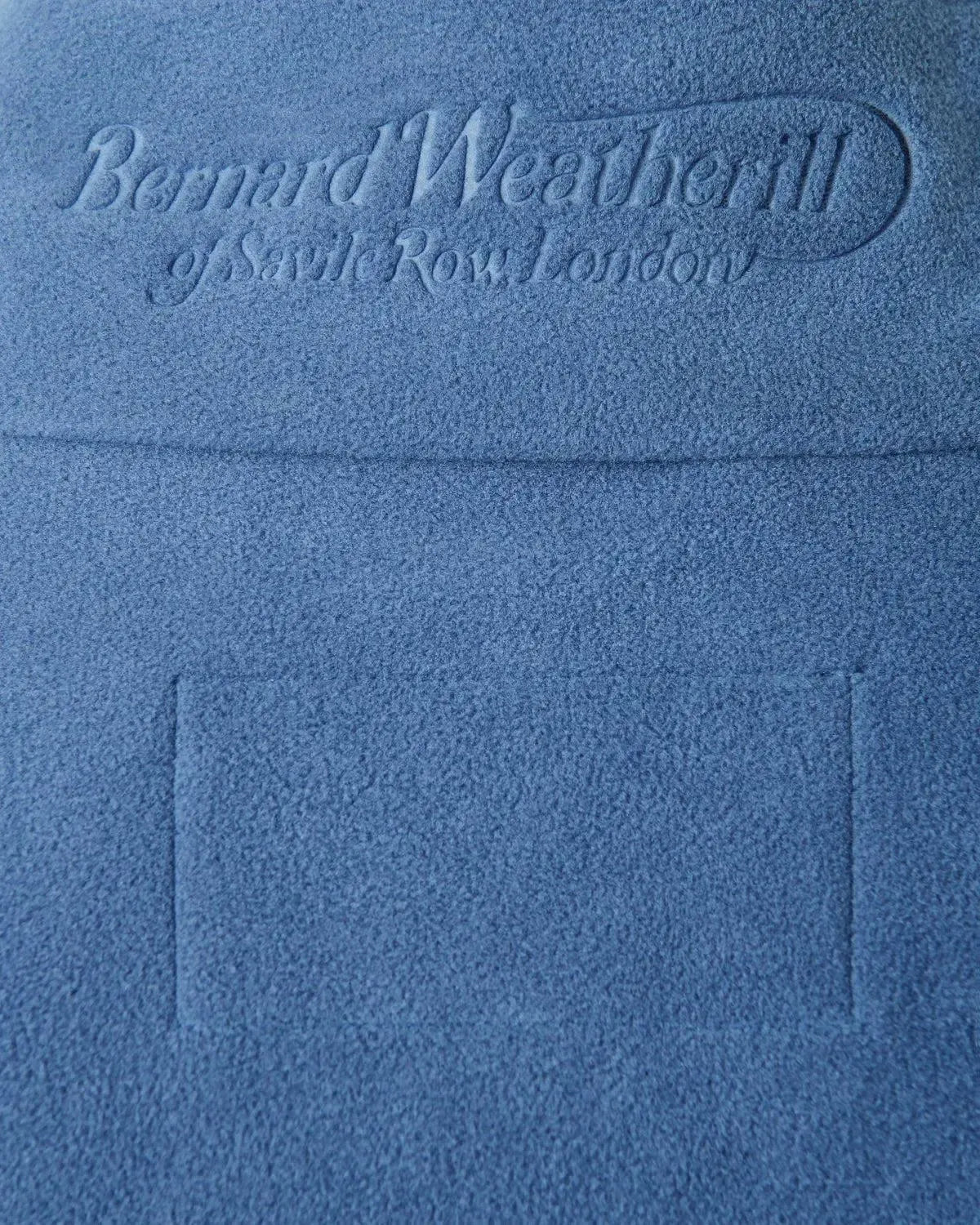 Bernard Weatherill Fleece Gilet Air Force Blue | Preamato Luxury