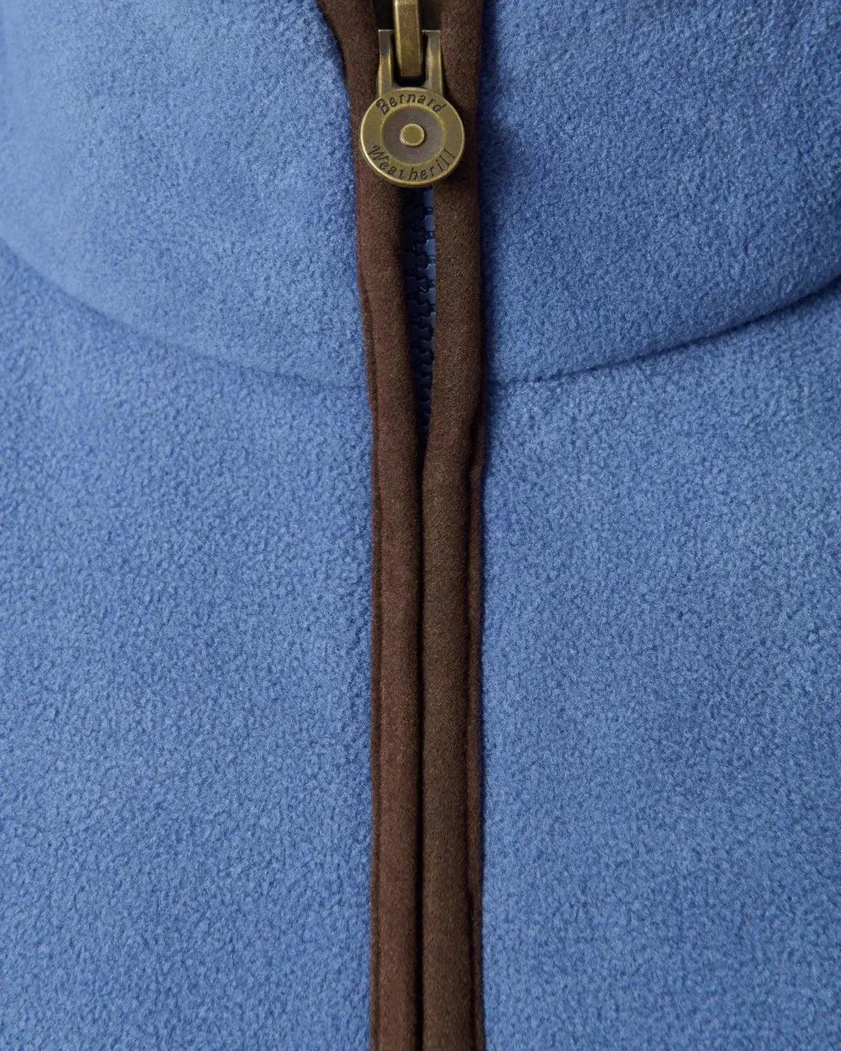 Bernard Weatherill Fleece Gilet Air Force Blue | Preamato Luxury