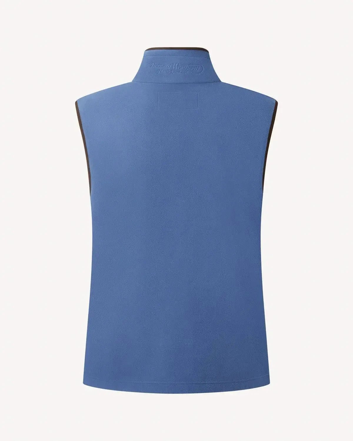 Bernard Weatherill Fleece Gilet Air Force Blue | Preamato Luxury