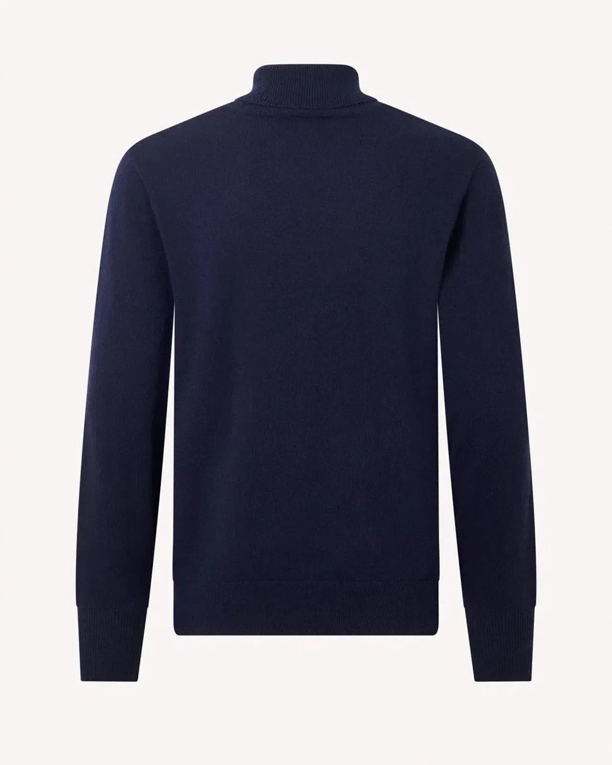 Bernard Weatherill Roll Neck Pullover Jumper Savile Row Navy | Preamato Luxury