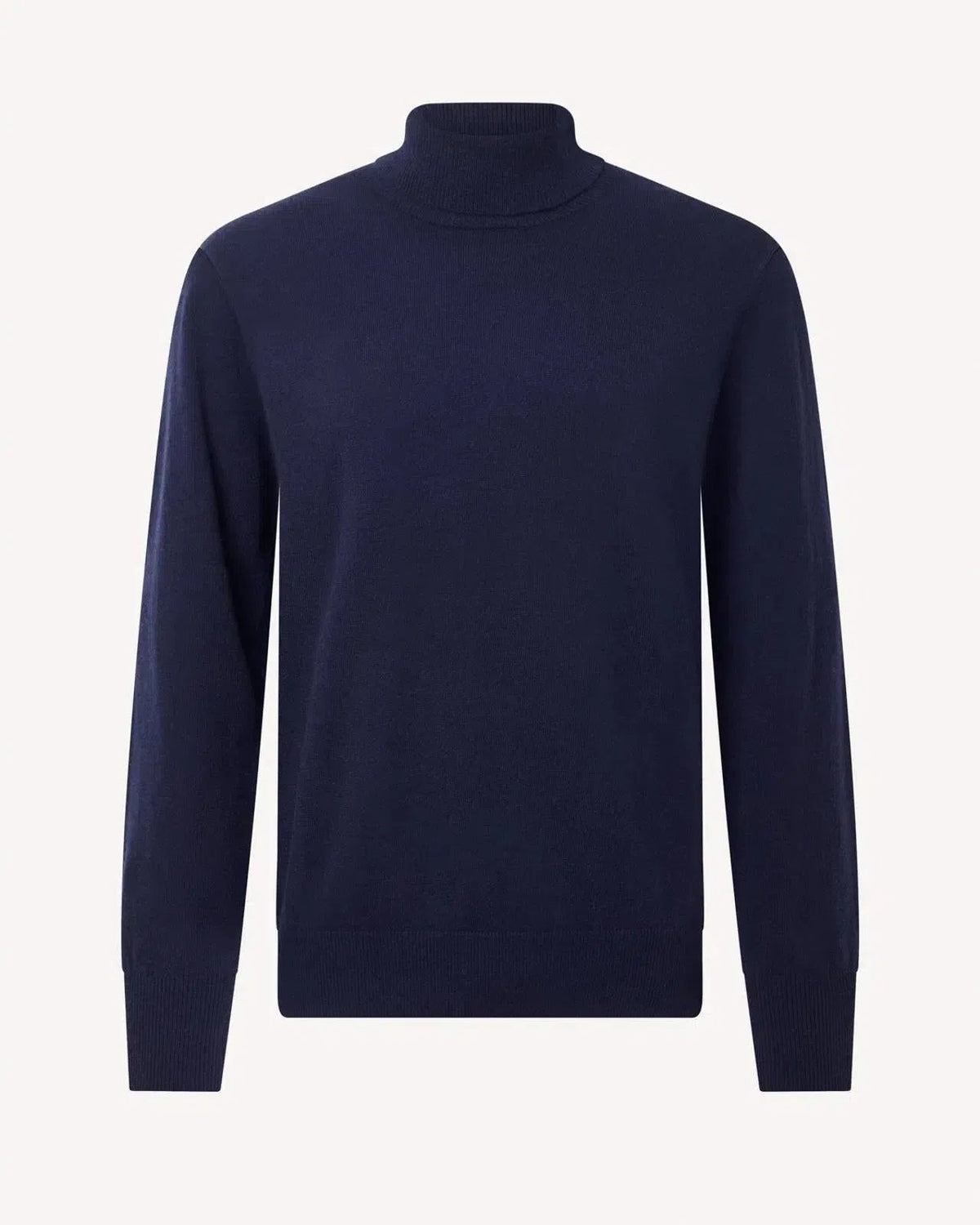 Bernard Weatherill Roll Neck Pullover Jumper Savile Row Navy | Preamato Luxury