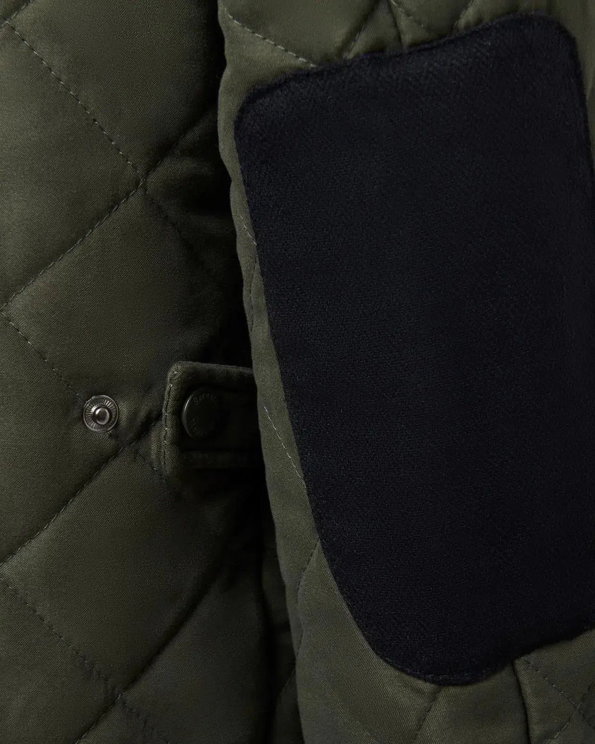 Bernard Weatherill Stand Collar Padded Jacket Khaki Green | Preamato Luxury