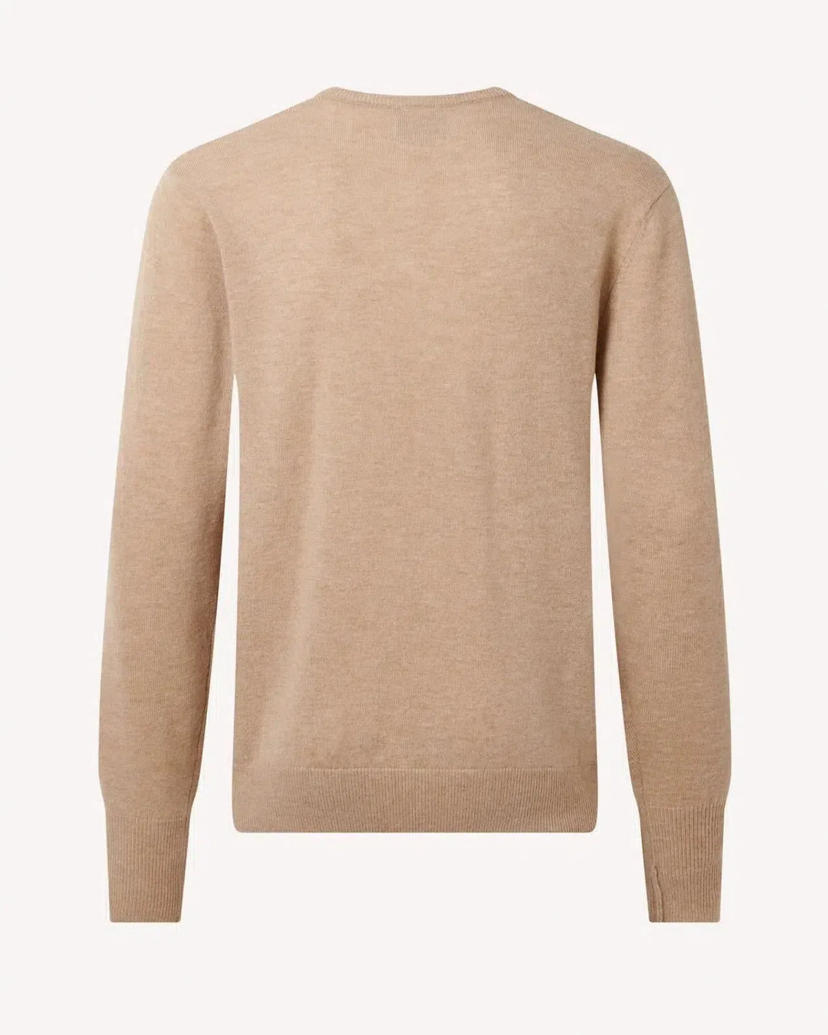 Bernard Weatherill V-neck Pullover Jumper Camel | Preamato Luxury