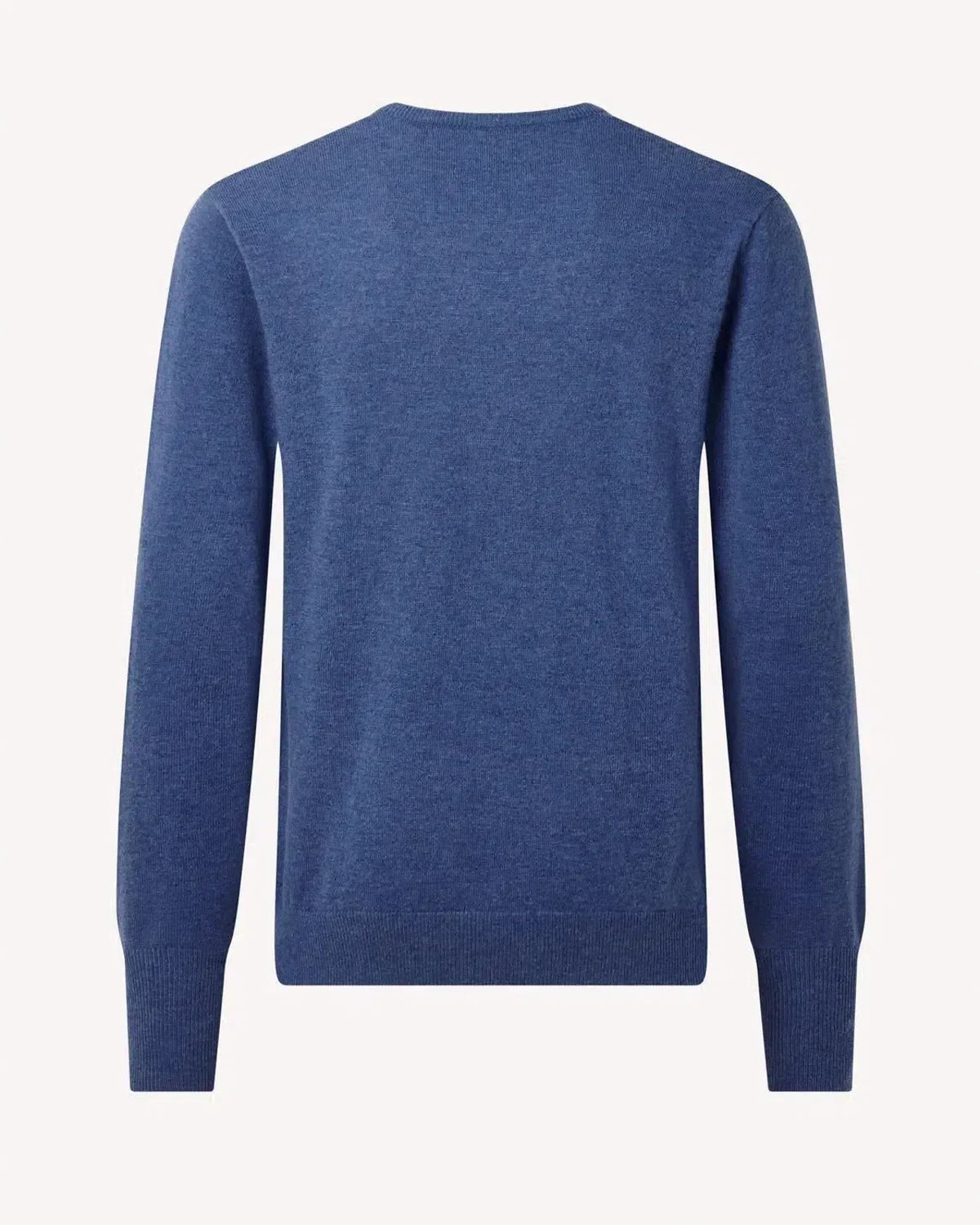 Bernard Weatherill V-neck Pullover Jumper Channel Isle Blue | Preamato Luxury