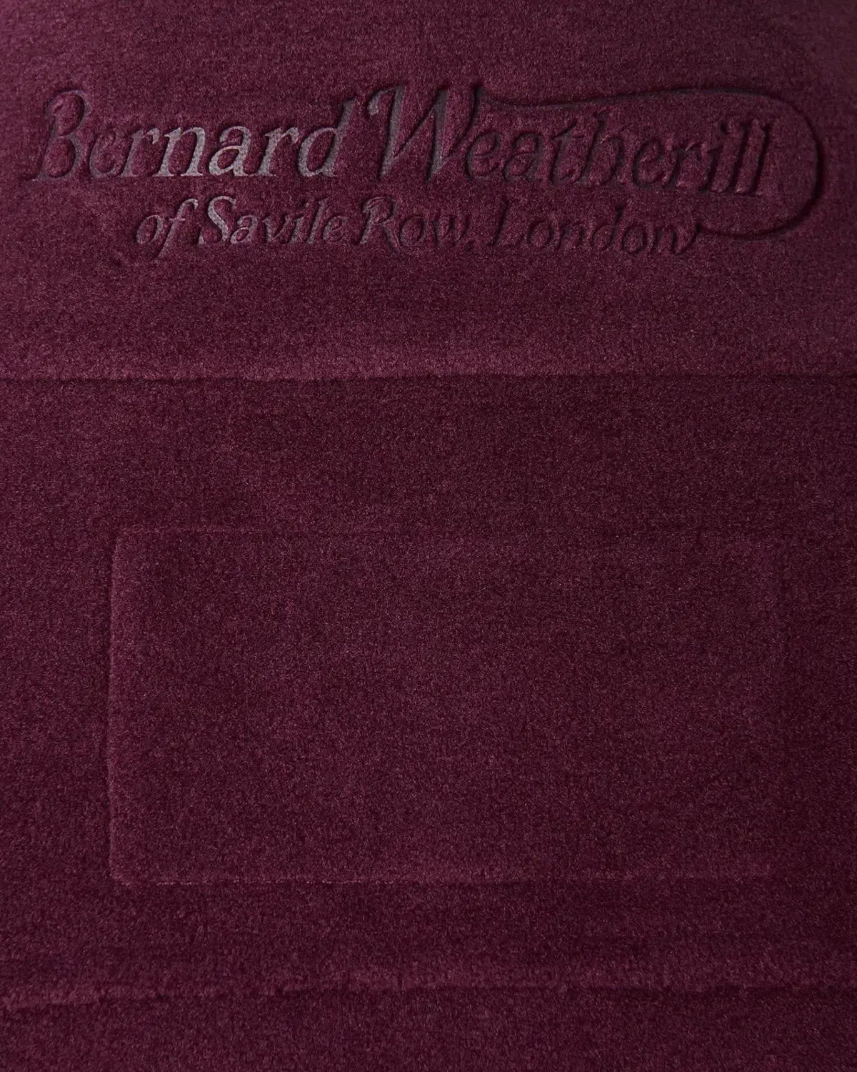 Bernard Weatherill Womens 1/4 Zip Fleece Jacket Aubergine | Preamato Luxury