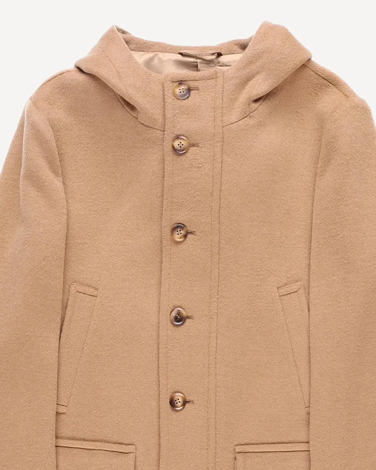 Bernard Weatherill Wool Cashmere Parker Camel | Preamato Luxury