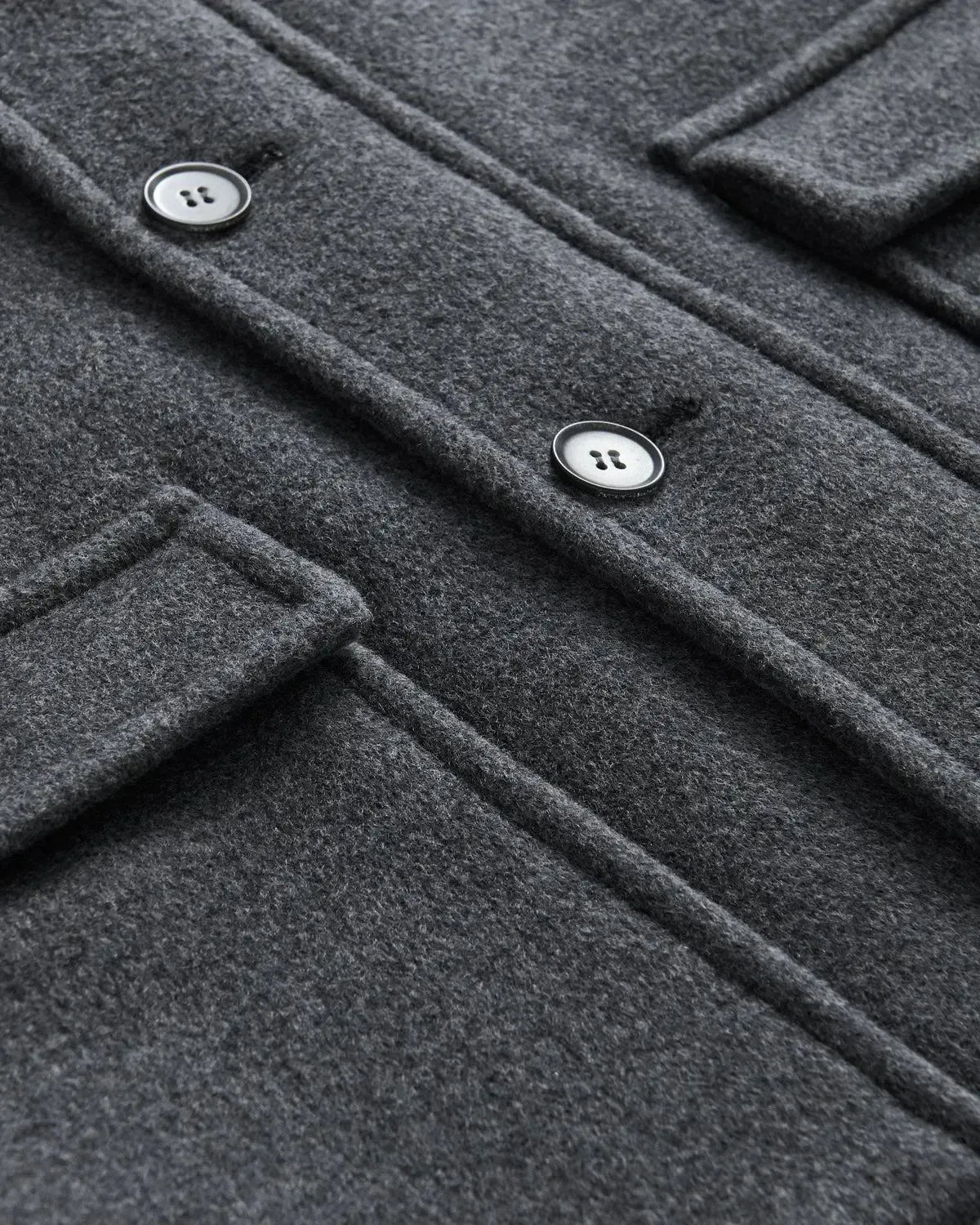 Bernard Weatherill Wool Cashmere Parker Grey | Preamato Luxury