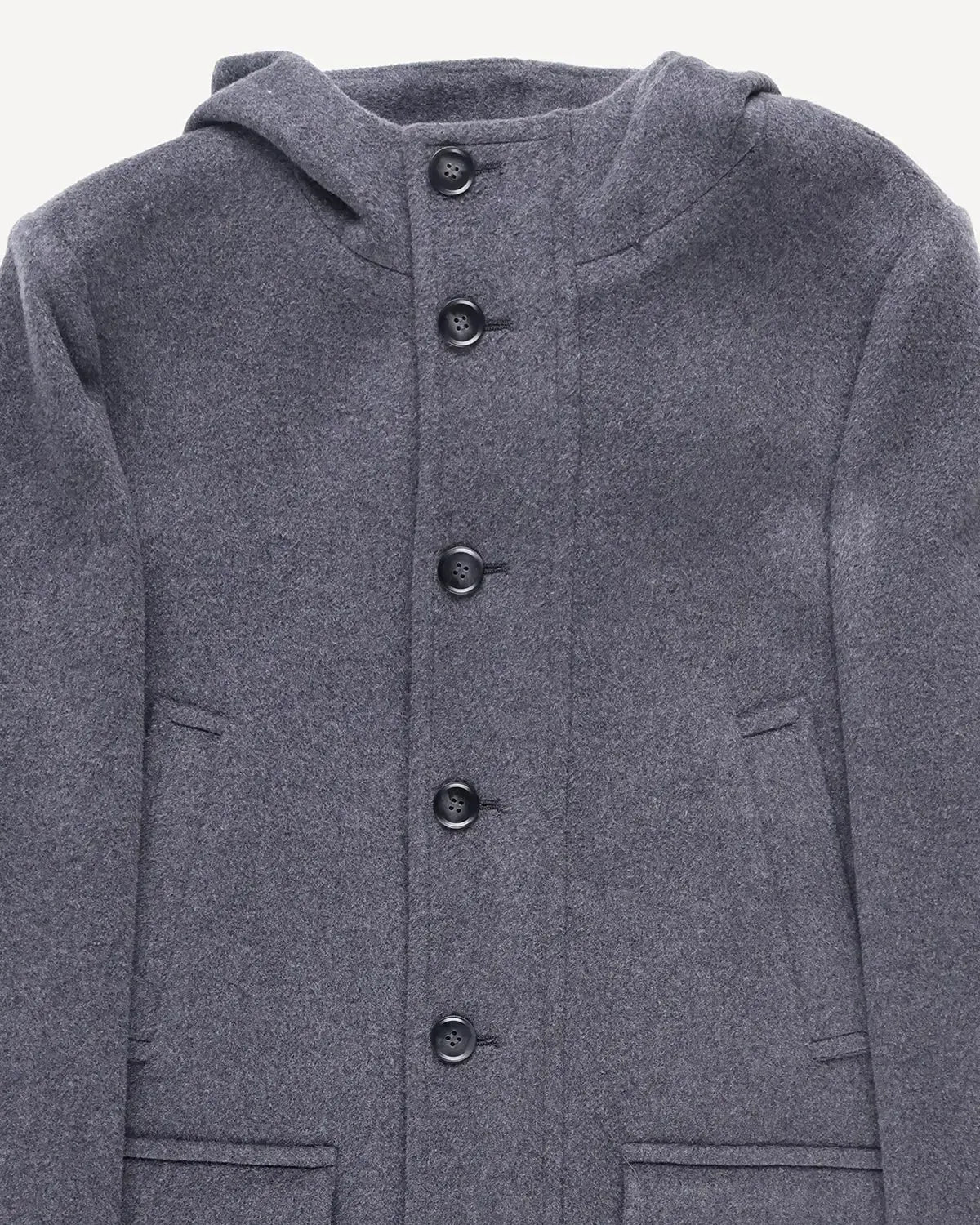 Bernard Weatherill Wool Cashmere Parker Grey | Preamato Luxury