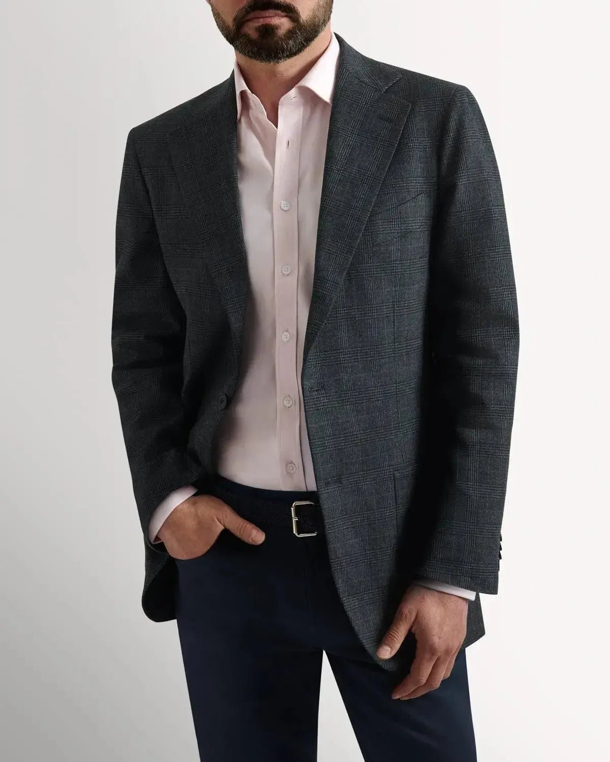 Bernard Weatherill Wool POW Check Jacket | Preamato Luxury