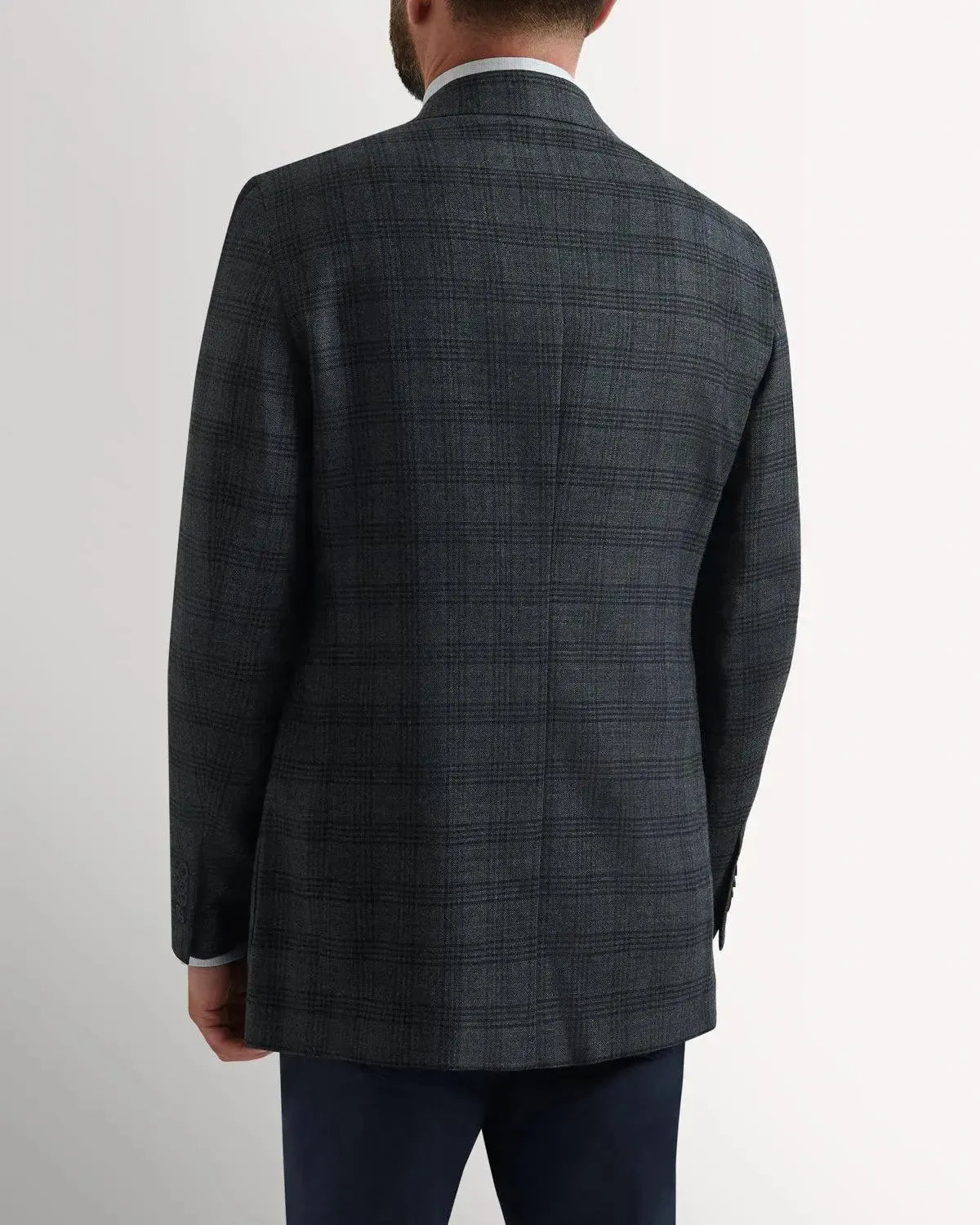 Bernard Weatherill Wool Win Check Jacket | Preamato Luxury