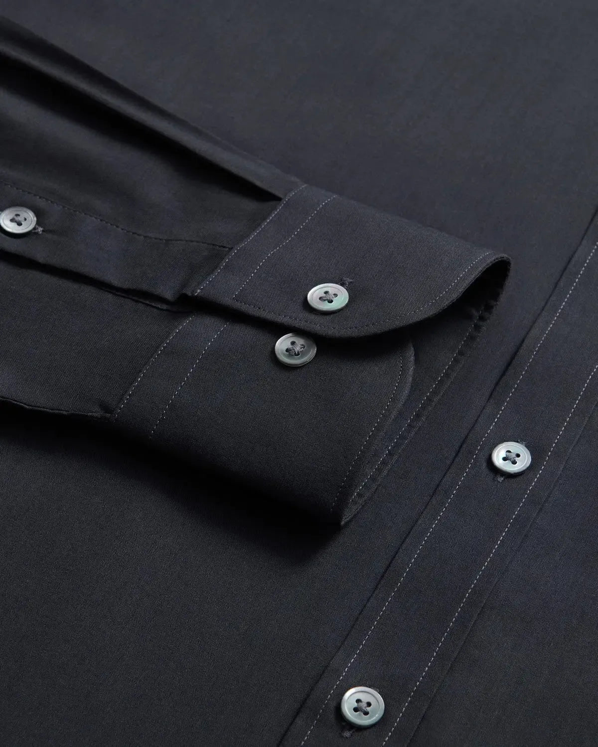 Charlie Allen Blue/Black Poplin Shirt | Preamato Luxury