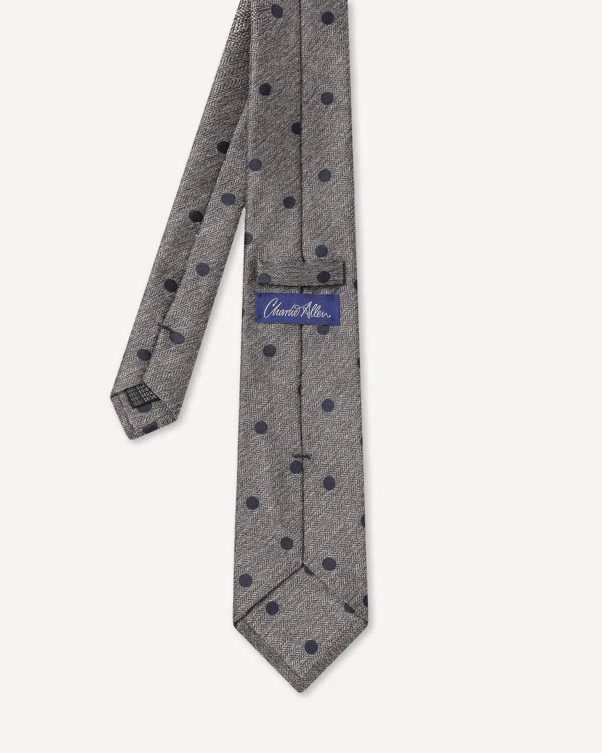 Charlie Allen Woven Polka Dot Weave Tie Bronze | Preamato Luxury