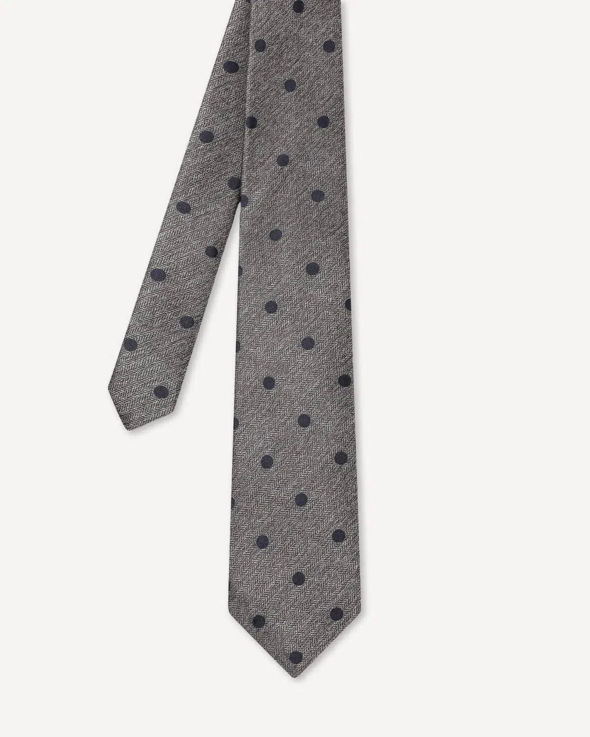 Charlie Allen Woven Polka Dot Weave Tie Bronze | Preamato Luxury