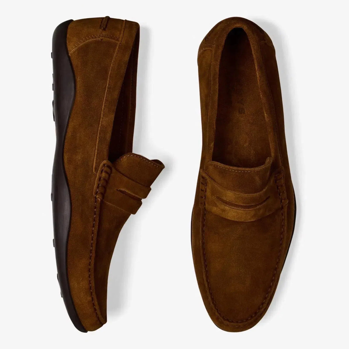 Harrys Of London Basel F Kudu Loafer Tobacco | Preamato Luxury