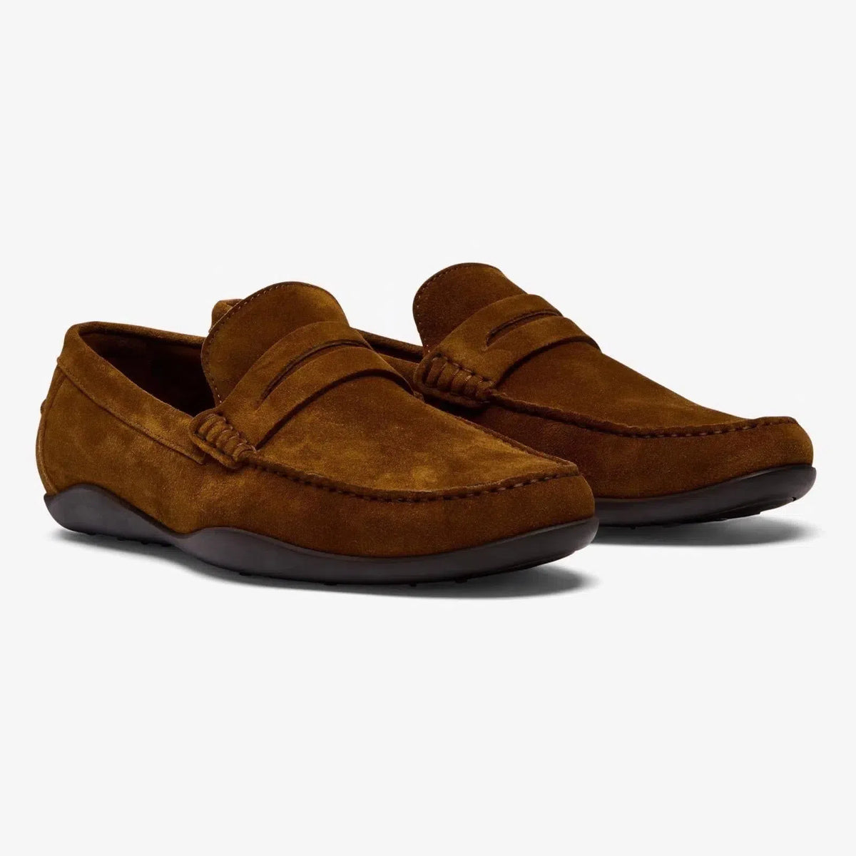 Harrys Of London Basel F Kudu Loafer Tobacco | Preamato Luxury
