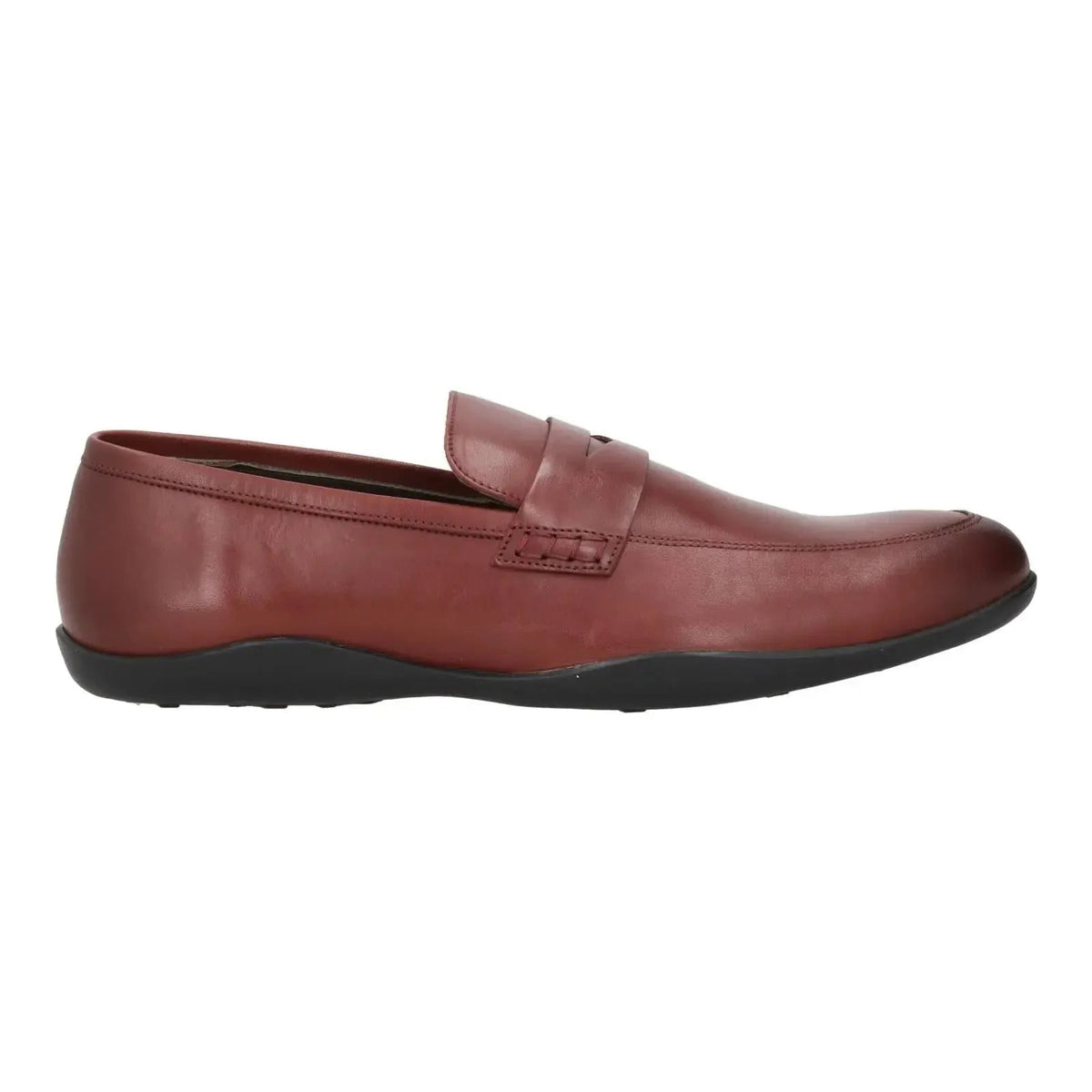 Harrys Of London Downing 3D F Satin Leather Loafer Burgundy | Preamato Luxury