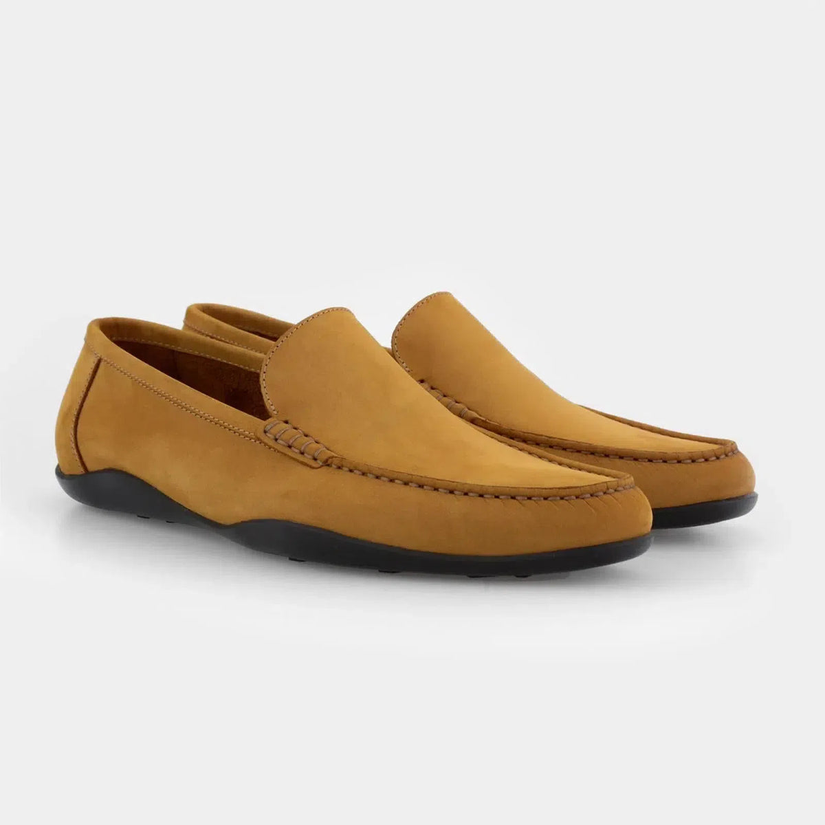 Harrys Of London Glider Nubuk Shoe Golden Yellow | Preamato Luxury