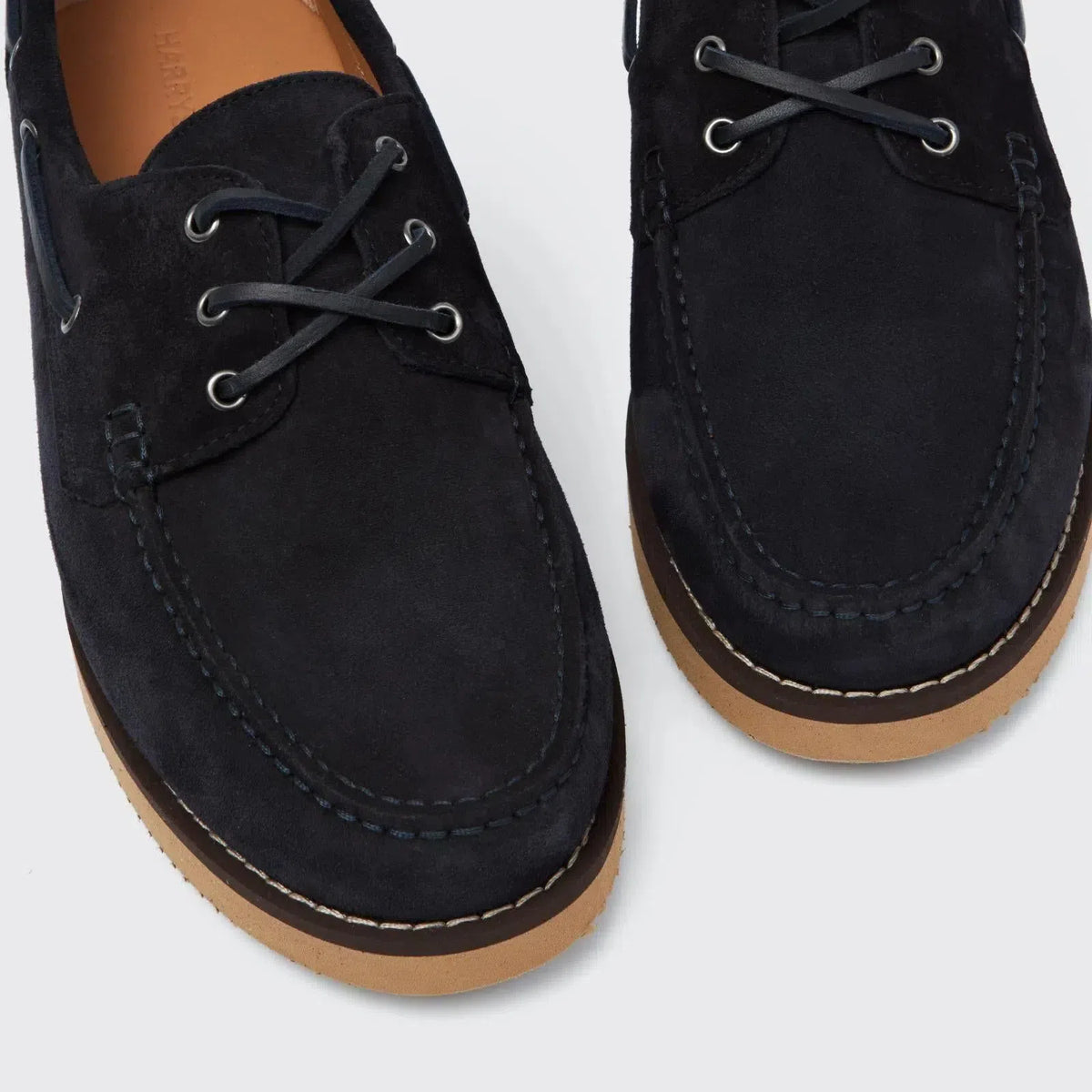 Harrys Of London Yates Suede Shoes Dark Navy | Preamato Luxury
