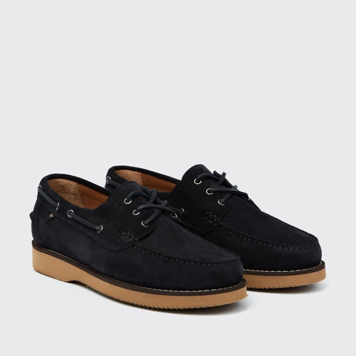 Harrys Of London Yates Suede Shoes Dark Navy | Preamato Luxury