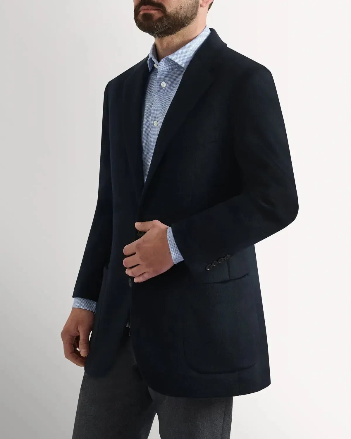 Richard James Cashmere Mix JKT Navy | Preamato Luxury