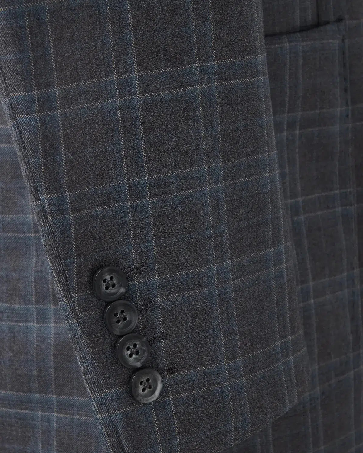 Richard James Check Jacket Charcoal | Preamato Luxury