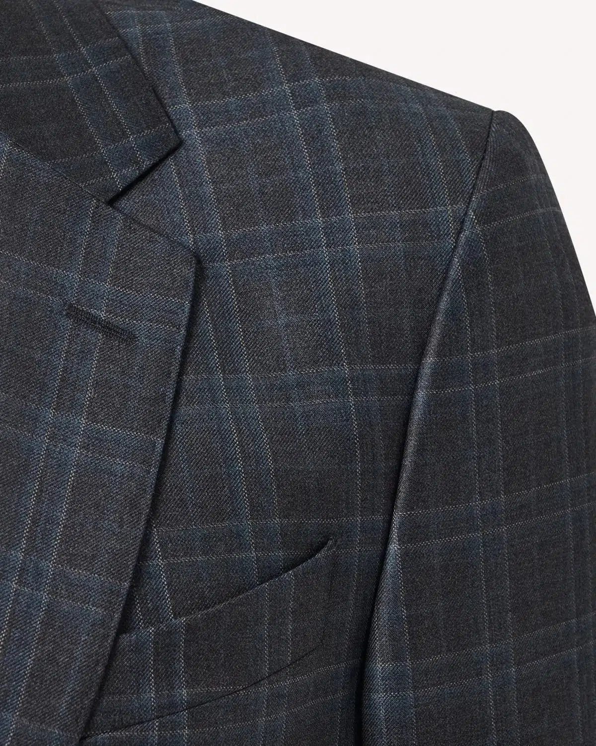 Richard James Check Jacket Charcoal | Preamato Luxury