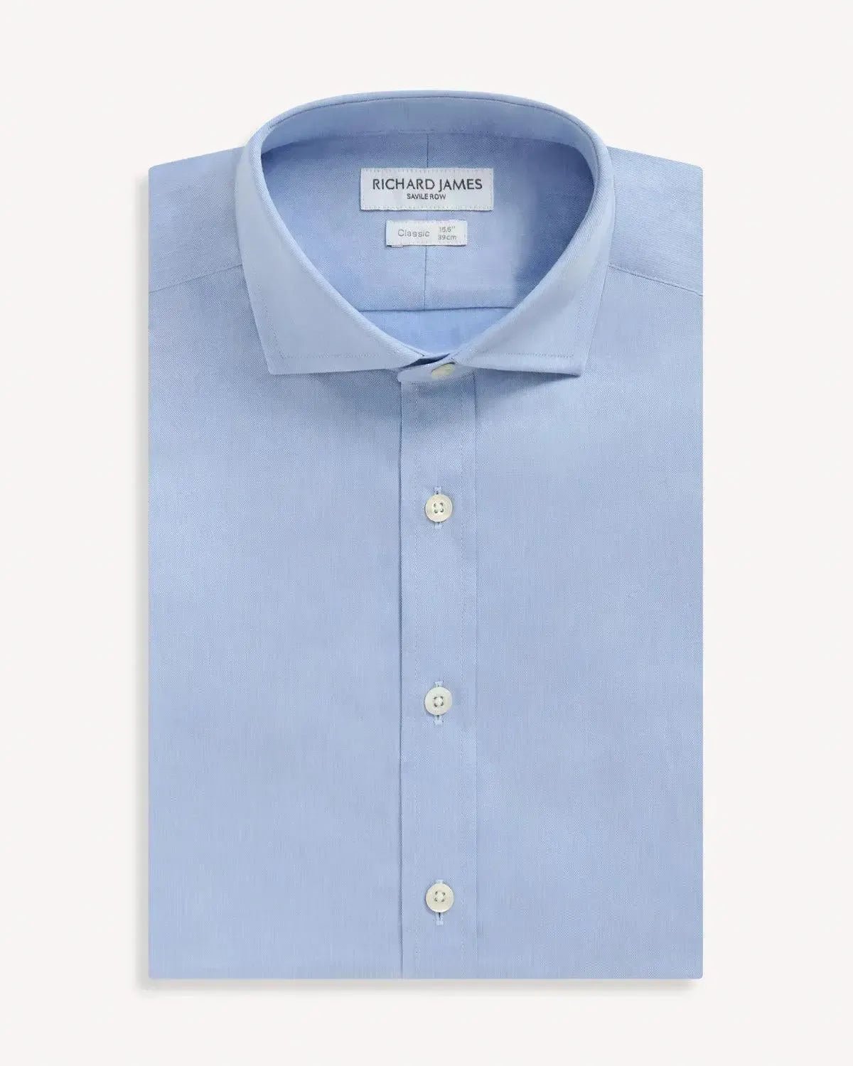 Richard James Classic Sky Twill | Preamato Luxury