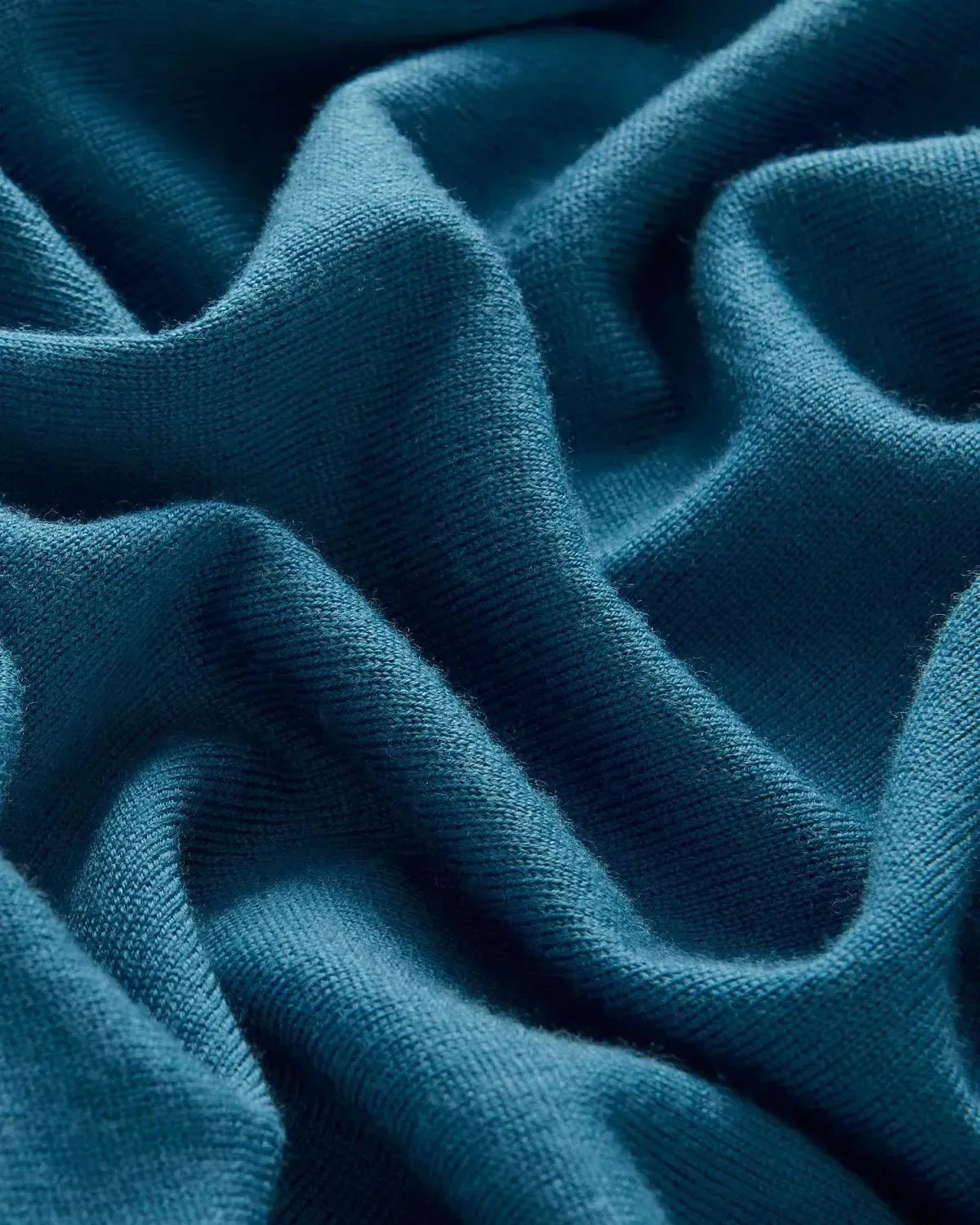 Richard James Merino Wool Crew Neck Knit Cobalt | Preamato Luxury