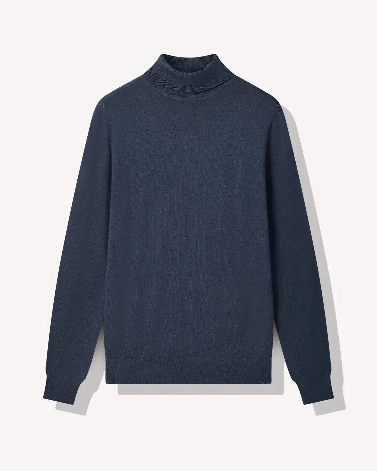 Richard James Merino Wool Roll Neck Teal | Preamato Luxury
