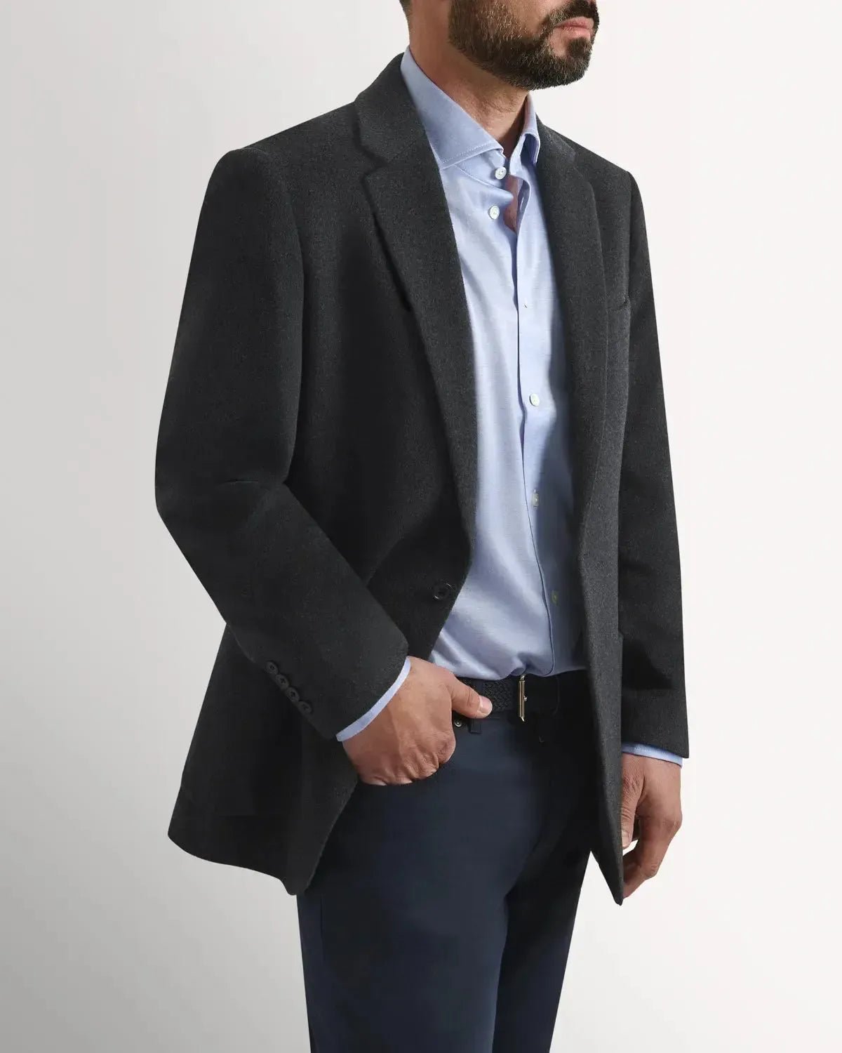 Richard James SB Wool JKT Charcoal | Preamato Luxury