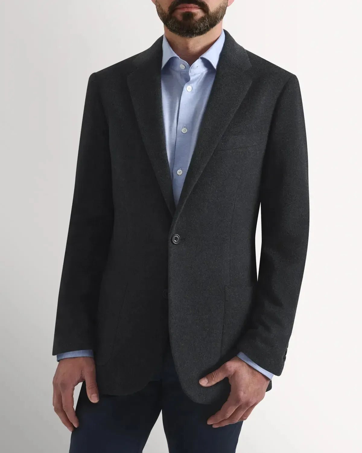 Richard James SB Wool JKT Charcoal | Preamato Luxury